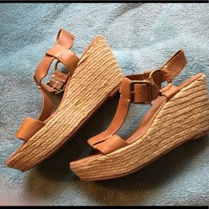 Lucky Brand Wedge Sandals Size 8